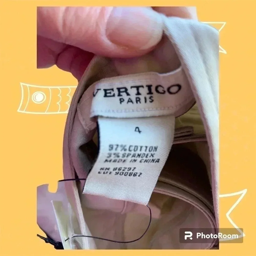 Vertigo Paris Women’s Pants Size 4 With Zipper - Picture 5 of 6